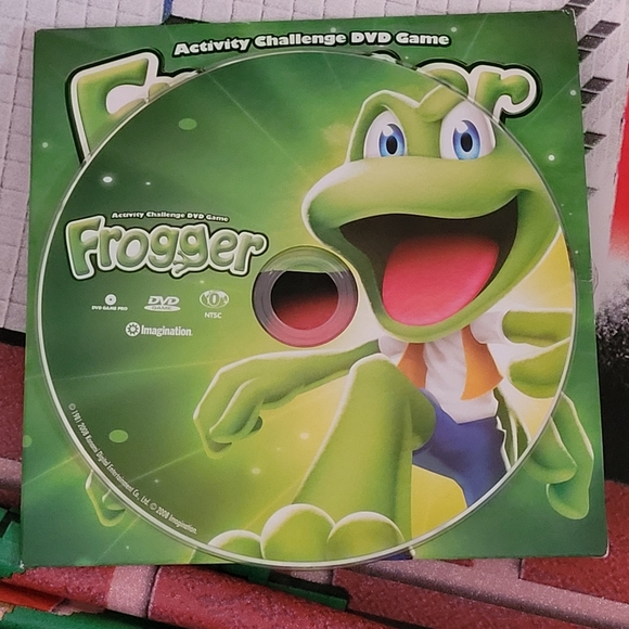 Rare 2008 Konami Imagination Interactive FROGGER Activity Challenge DVD Game Com - Picture 5 of 5
